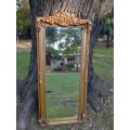 A French Style Ornately Carved and Gilded Bevelled Mirror 6