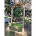 A French Rococo Style Ornately Carved & Gilded Bevelled Mirror 1