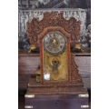 Antique Ingraham'S Gingerbread Mantle Clock ND