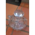 Czechoslovakian Lead Crystal Perfume Bottle