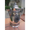 Simpson, Hall & Miller Ornate 1800 Silver Plate Water Pitcher