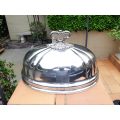 Large Silver-Plated Food Dome