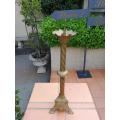 French Antique (Circa 1850) Solid Brass Candlestick