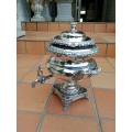 An Antique Victorian Silver-plated Kettle-on-stand