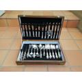 A 20th Century EMESS Tabletalk Silver Plated Cutlery Set In A Canteen
