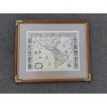 Reproduction Antique Map Of The Americas