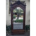 19th-Century French Carved Walnut Armoire