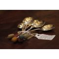 Set Of 6 Silver Plated Sheffield Teaspoons