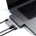 Satechi Type-C Pro Hub Mini Adapter  USB4, USB-A 3.0 Data, Gigabit Ethernet, USB-C Data and Audio Ja