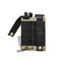 Adjustable Double Mag Pouch Large Pistol - Green - JACIL 0.10kg