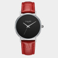 Tom & Fred London Women's Swiss SlimLINE Sharman Red Leather Watch **Brand new**