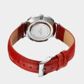 Tom & Fred London Women's Swiss SlimLINE Sharman Red Leather Watch **Brand new**