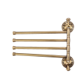 TBTF015- 4 bar Brass towel rack