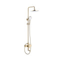 GBB010- Brushed Gold Exposed Shower Set