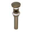 TTB031s- Brass Basin Pop Up Plug | Slotted
