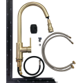GBB004- Brushed Gold Extendable Kitchen Mixer