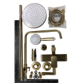 GBB010- Brushed Gold Exposed Shower Set