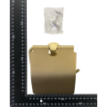 TBG032- Brushed Gold Toilet Roll Holder
