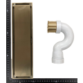 GBB021- Brushed Gold Rectangle Floor Drain