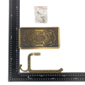 TBTF018- Brass Toilet Roll Holder with Phone Shelf