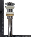 CTT020 - Chrome Basin Pop-Up Plug - Unslotted