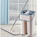 Scratch Cleaning Mop with 2 in 1 Self Clean Wash Dry Hands Free Flat Mop