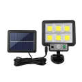 JX-F72 Bright COB White Solar LED Light With Solar Panel & Motion Sensor