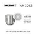 Wismec WM01 | Single Coil Head 0.4 OHM - 26.6500 0.02kg