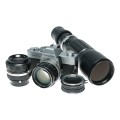 Minolta SRT 101 SLR Film Camera 1.4/58 Wide-Auto 2.8/35 Tele 400mm