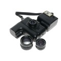 Pentax Auto 110 Sub miniature film camera set 3 lenses flash case