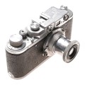 Zorki Leica copy rangefinder camera outfit 3.5/50mm meter case