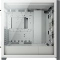 Corsair iCUE 5000X RGB Tempered Glass Mid-Tower ATX PC Smart Case WhiteCC-9011213-WW