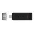 Kingston DataTraveler 70 64GB USB 3.2 Gen 1 Type-C Black USB Flash Drive DT70/64GB