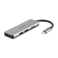 D-Link DUB-M530 notebook dock/port replicator Wired USB 3.2 Gen 1 (3.1 Gen 1) Type-C Aluminium, B...