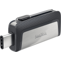 SanDisk Ultra Dual Drive USB Type-C 32GB Type-A / 3.2 Gen 1 Black and Silver Flash SDDDC2-032G-G46