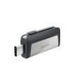 SanDisk Ultra Dual Drive USB Type-C 32GB Type-A / 3.2 Gen 1 Black and Silver Flash SDDDC2-032G-G46