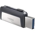 SanDisk Ultra Dual Drive USB Type-C 32GB Type-A / 3.2 Gen 1 Black and Silver Flash SDDDC2-032G-G46