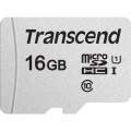 Transcend MicroSD Card SDHC 300S 16GB with Adapter TS16GUSD300S-A
