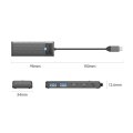 ORICO PW Series 4-Port USB3.0 Hub | Type-C | USB-A3.0 x 2 (5GBPS Sharing) | USB-C3.0 x 1 (5GBPS) ...