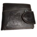 Premium Quality Genuine Full Leather Wallet with Embossed Image in Gift Box