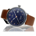 must see!! worth R6,000.00 ZEPPELIN Mens Hindenburg LZ Classic Brown Leather Watch BRAND NEW