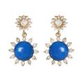 Must see! Retail: R1250.00 AMRITA NEW YORK Princess Joan Earring Turquoise