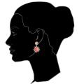 Must see! Retail: R1250.00 AMRITA NEW YORK Princess Joan Earring Turquoise