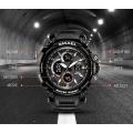 SMAEL Mens Shock Proof Euro Sports Navy Blue Multifunction Watch 5ATM WATER RESISTANT **BRAND NEW**