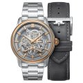 ***must see*** rrp: R11,500.00 THOMAS EARNSHAW BALTIC WHISTON OPEN HEART Silver / Gold Watch