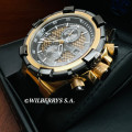 Retail: R7,999.00 INVICTA Men`s Pilot Kamakaze Chronograph 50mm Black/Gold Watch BRAND NEW