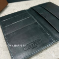 Retail: $129 / R2,199.00 TOM & FRED® Mens Navy Blue Manchester Vertical Bi-fold Wallet