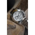 absolute gem!! INVICTA Mens Professional Daytona SILVER / WHITE OYSTER EDITION Chrono Watch NEW