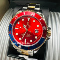Retail: R2,499.00 TEVISE ® Men`s TRIBUTE AUTOMATIC CRIMSON RED Dial Watch BRAND NEW