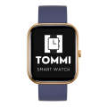 rrp: R2,500.00 T&F LONDON the TOMMI smart watch | Sugar, Bluetooth calling, health!! rose gold/blue